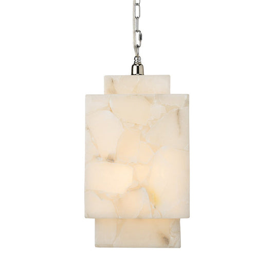 Morylighting Alabaster Cube Pendant Lamp - Background Shot