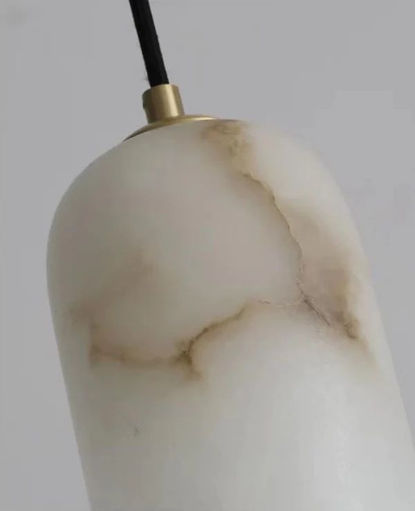 Morylighting Sculpted Alabaster Wall Sconce - Background Shot