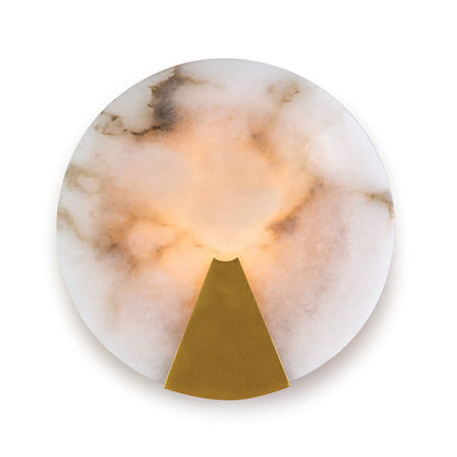 Morylighting Veridian Alabaster Wall Sconce - luxury American master bathroom