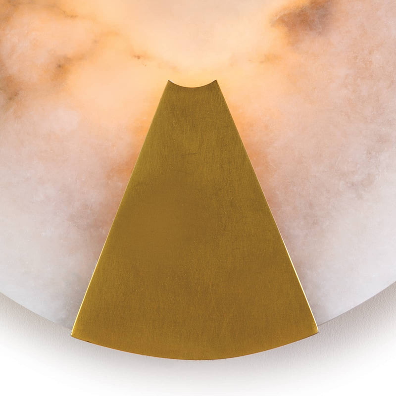 Morylighting Veridian Alabaster Wall Sconce - Background Shot