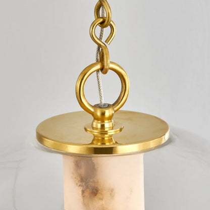 Morylighting Alabaster Aura Globe Pendant - Background Shot