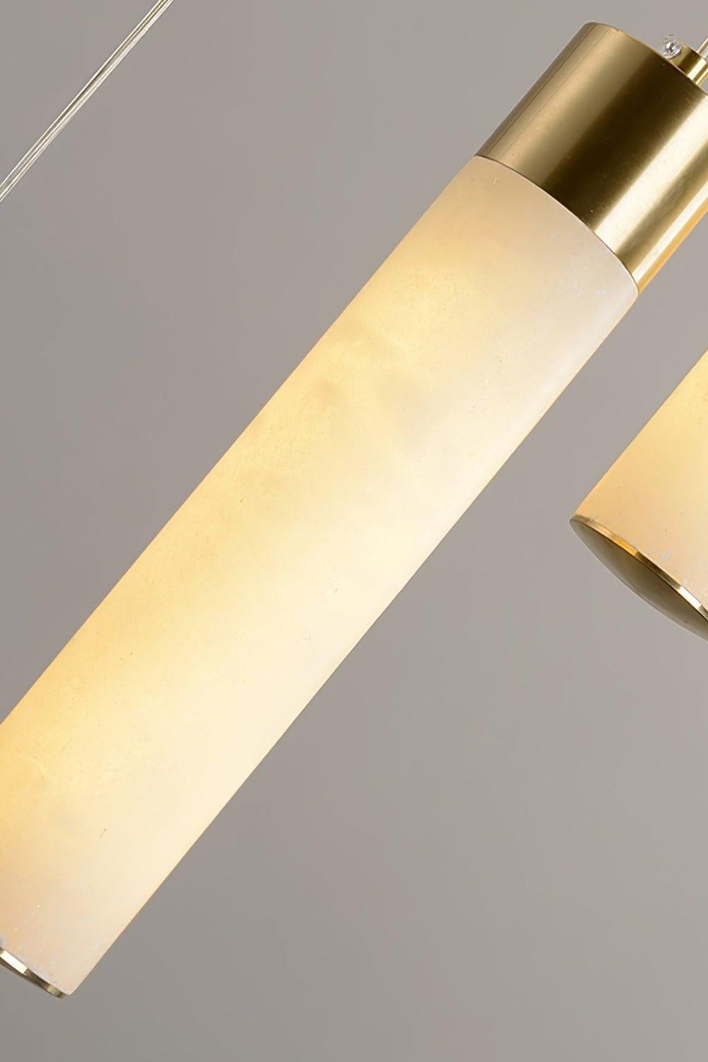 Alabaster Celestial Brass Cascade Chandelier - view 19 | morylighting