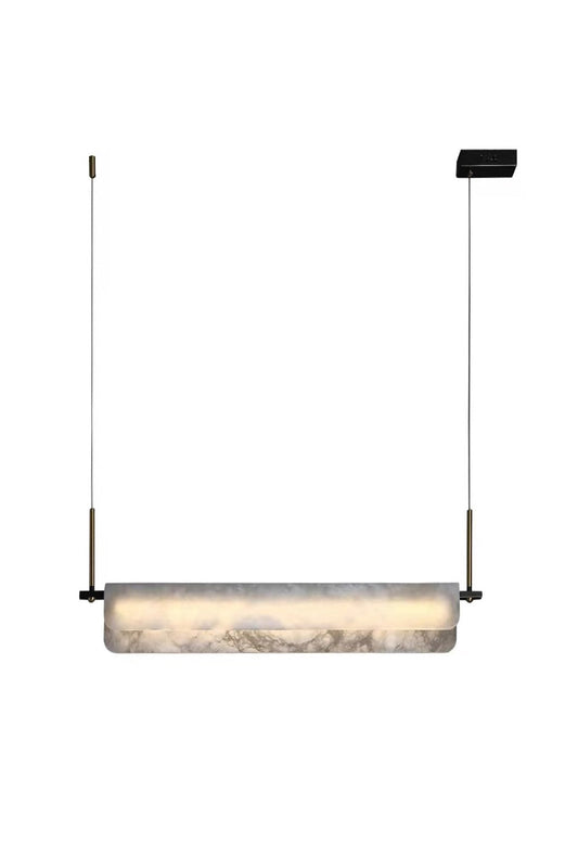Alabaster Dining Linear Chandelier - morylighting