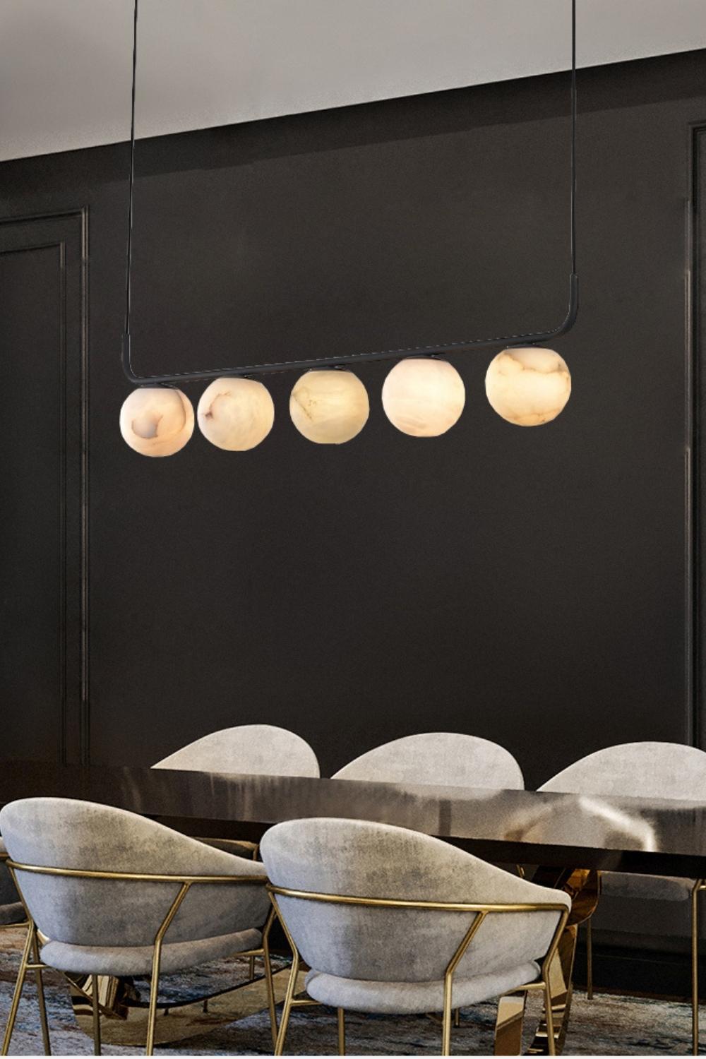 Alabaster Global Linear Pendant - morylighting