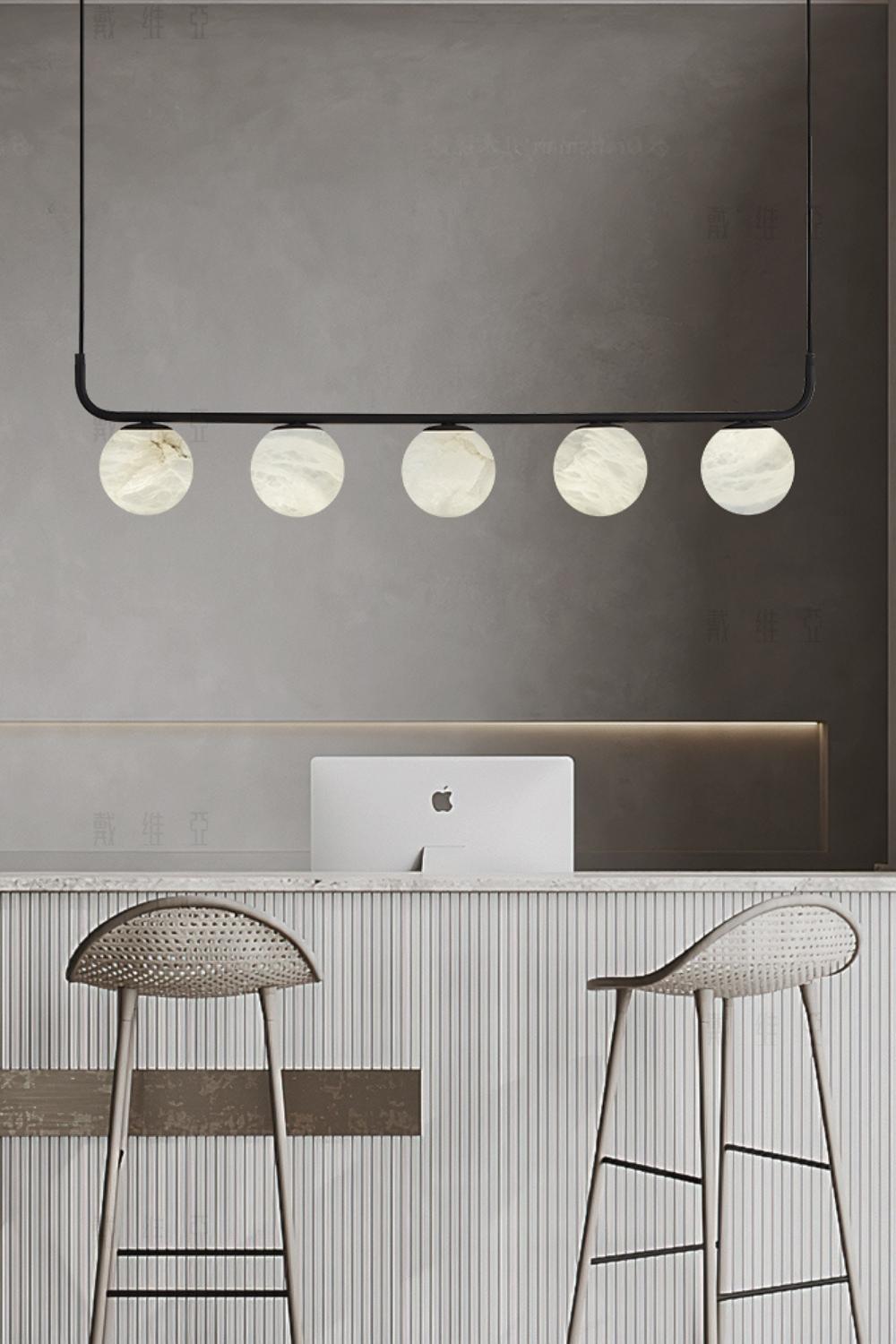 Alabaster Global Linear Pendant - morylighting