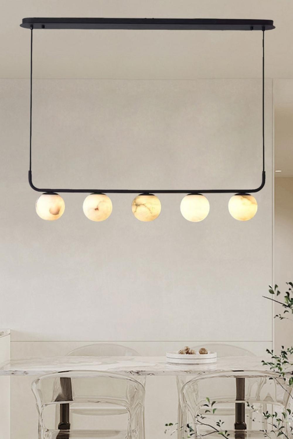 Alabaster Global Linear Pendant - morylighting