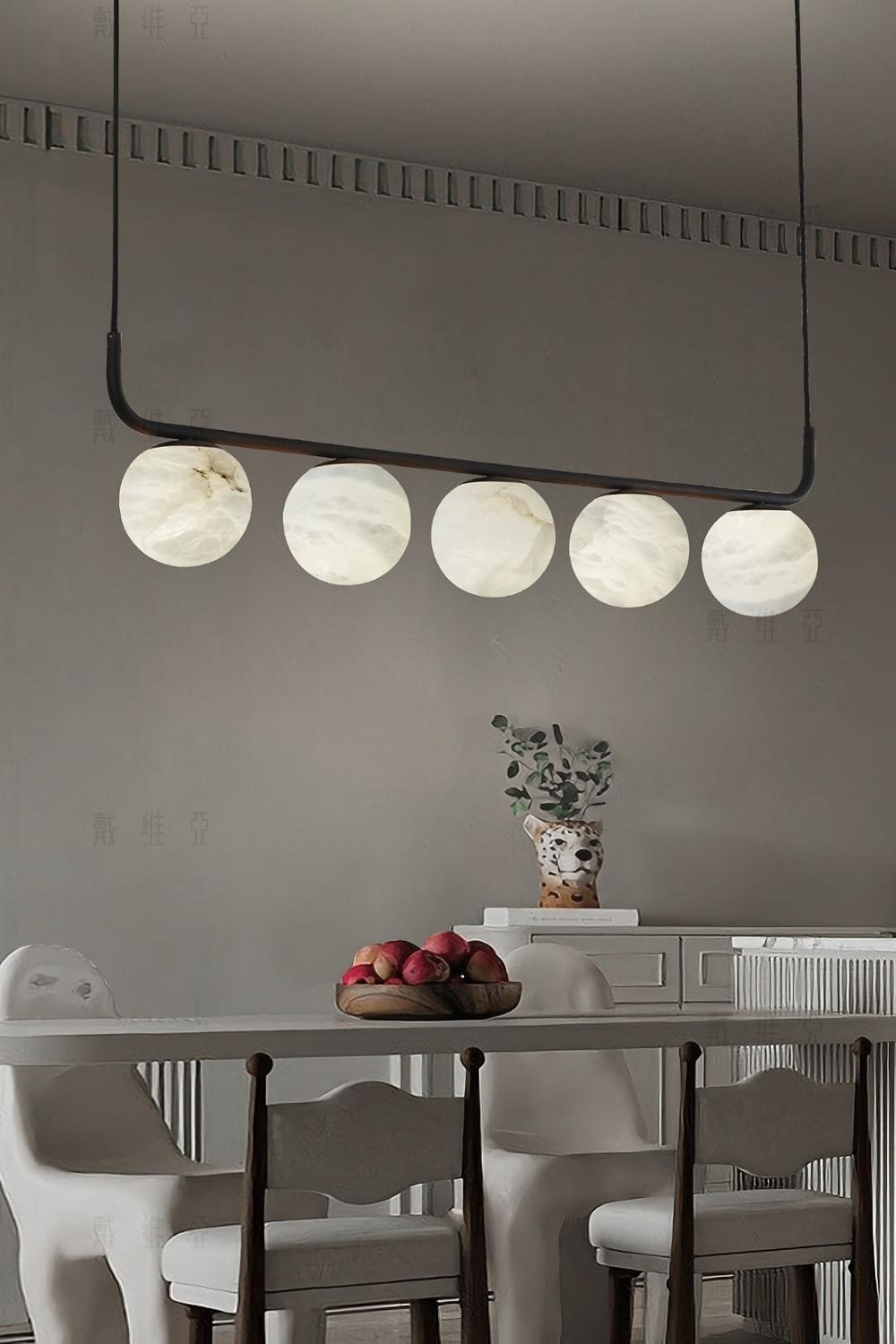 Alabaster Global Linear Pendant - morylighting