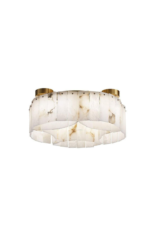 Alabaster Modern Brass Ceiling Lamp | morylighting