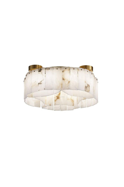 Alabaster Modern Brass Ceiling Lamp - view 20 | morylighting