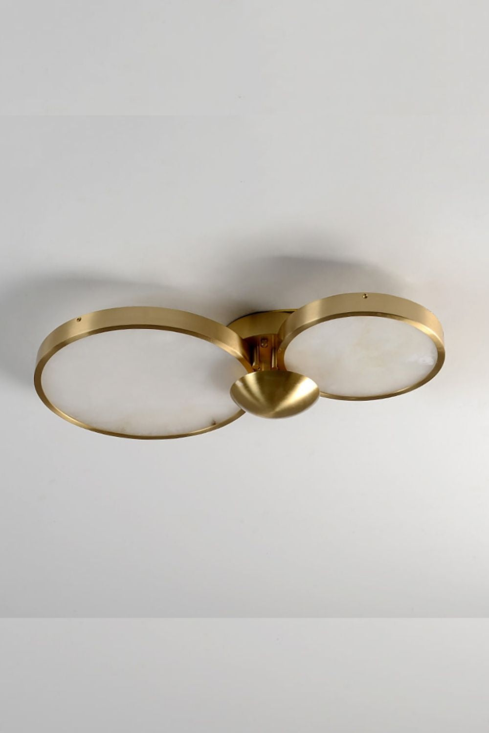 Alabaster Modern Disc Ceiling Light - view 8 | morylighting