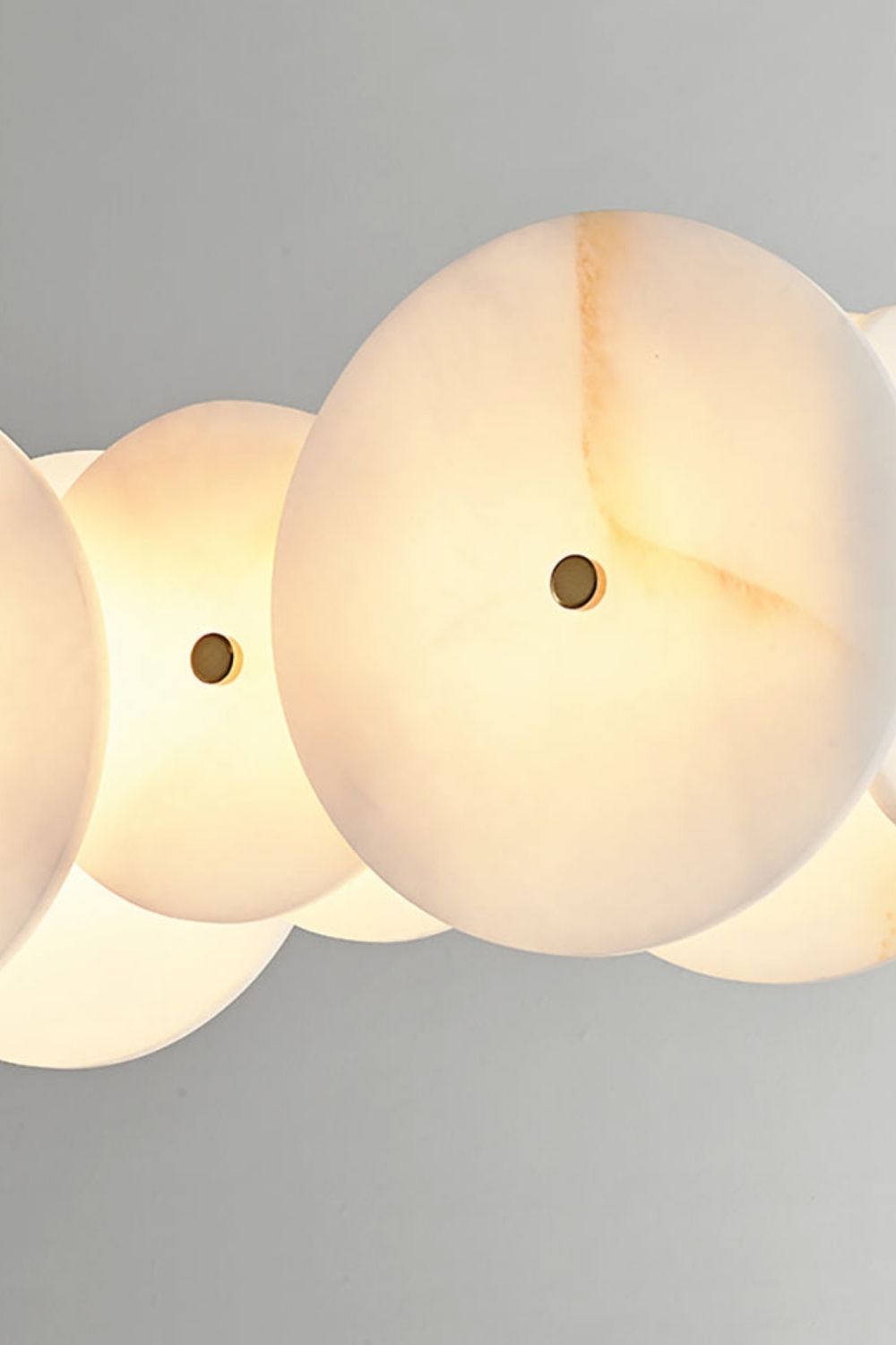 Alabaster Multiple Round Chandelier - view 16 | morylighting