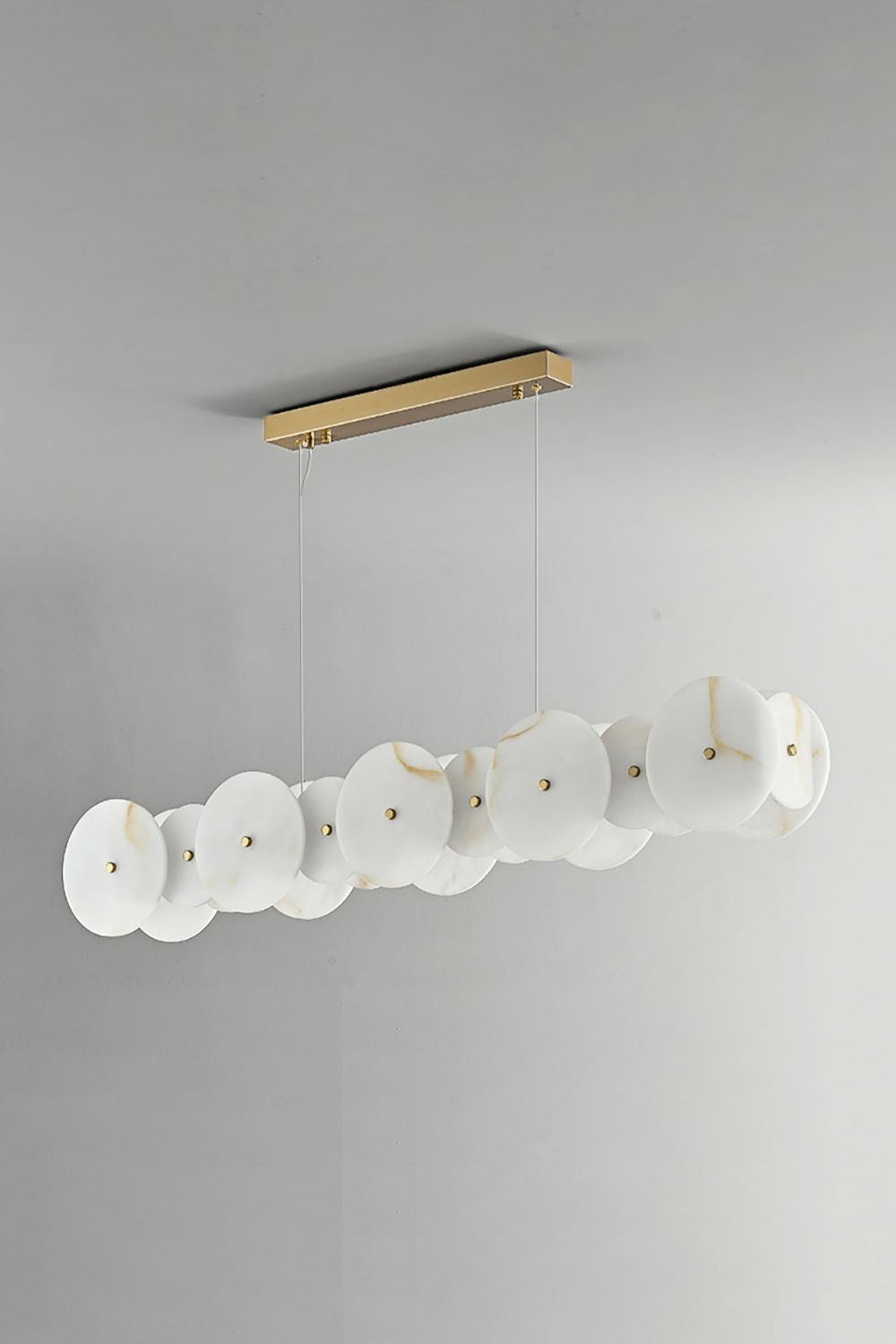 Alabaster Multiple Round Chandelier - view 13 | morylighting