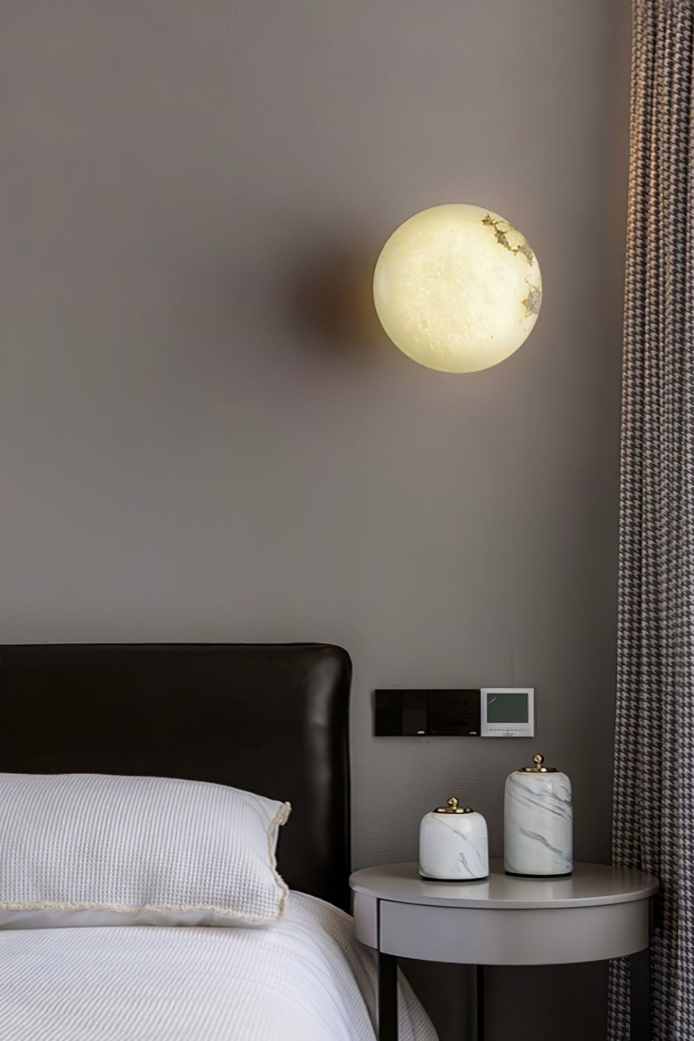 Alabaster Oval Ceiling Lamp - view 16 | morylighting