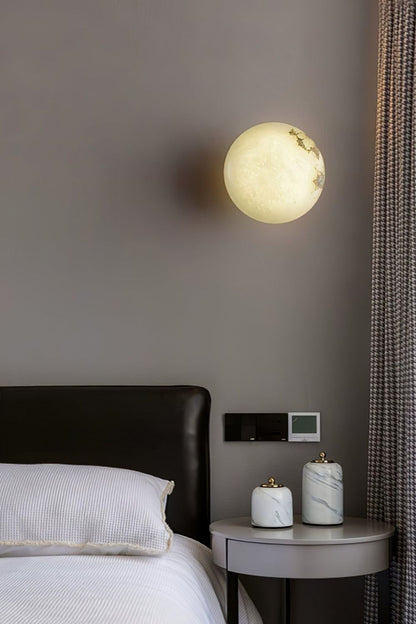 Alabaster Oval Ceiling Lamp - view 16 | morylighting