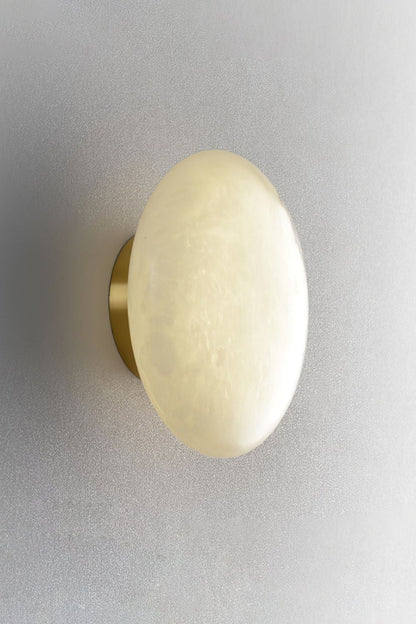 Alabaster Oval Ceiling Lamp - view 19 | morylighting