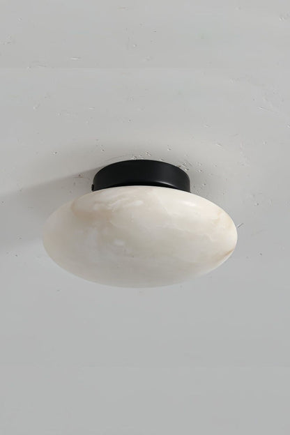Alabaster Oval Ceiling Lamp - view 22 | morylighting