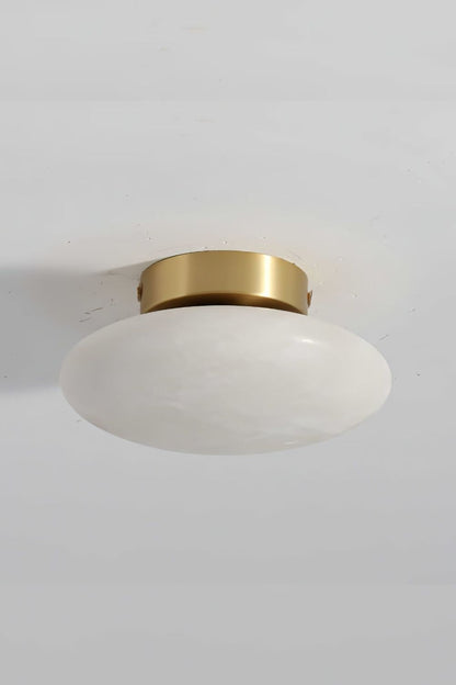 Alabaster Oval Ceiling Lamp - view 23 | morylighting