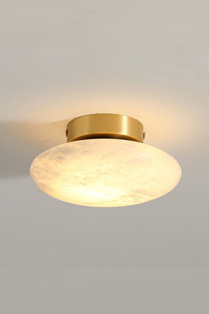 Alabaster Oval Ceiling Lamp - view 24 | morylighting