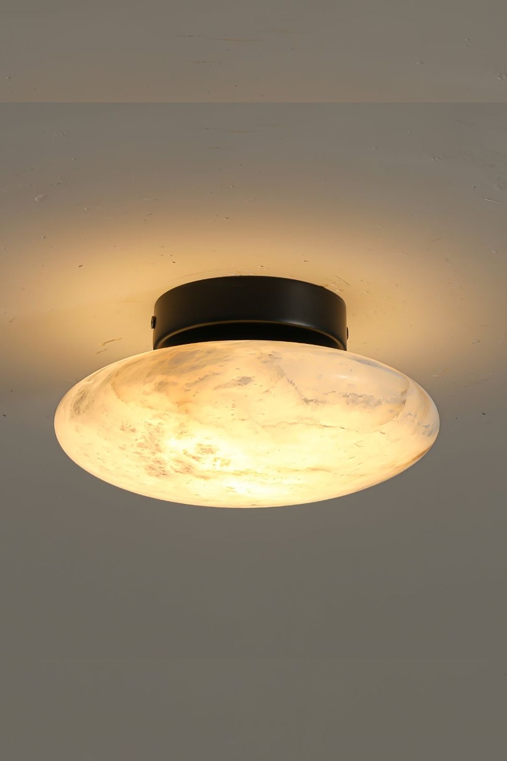 Alabaster Oval Ceiling Lamp - view 25 | morylighting