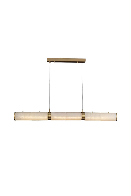 Alabaster Pillar Linear Chandelier - morylighting