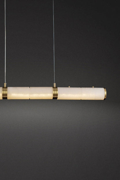 Alabaster Pillar Linear Chandelier - morylighting