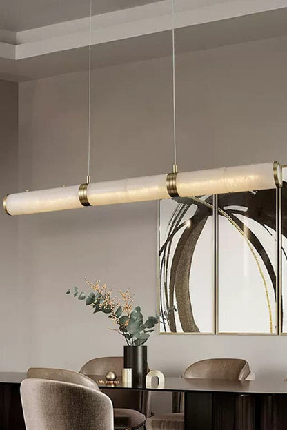 Alabaster Pillar Linear Chandelier - morylighting