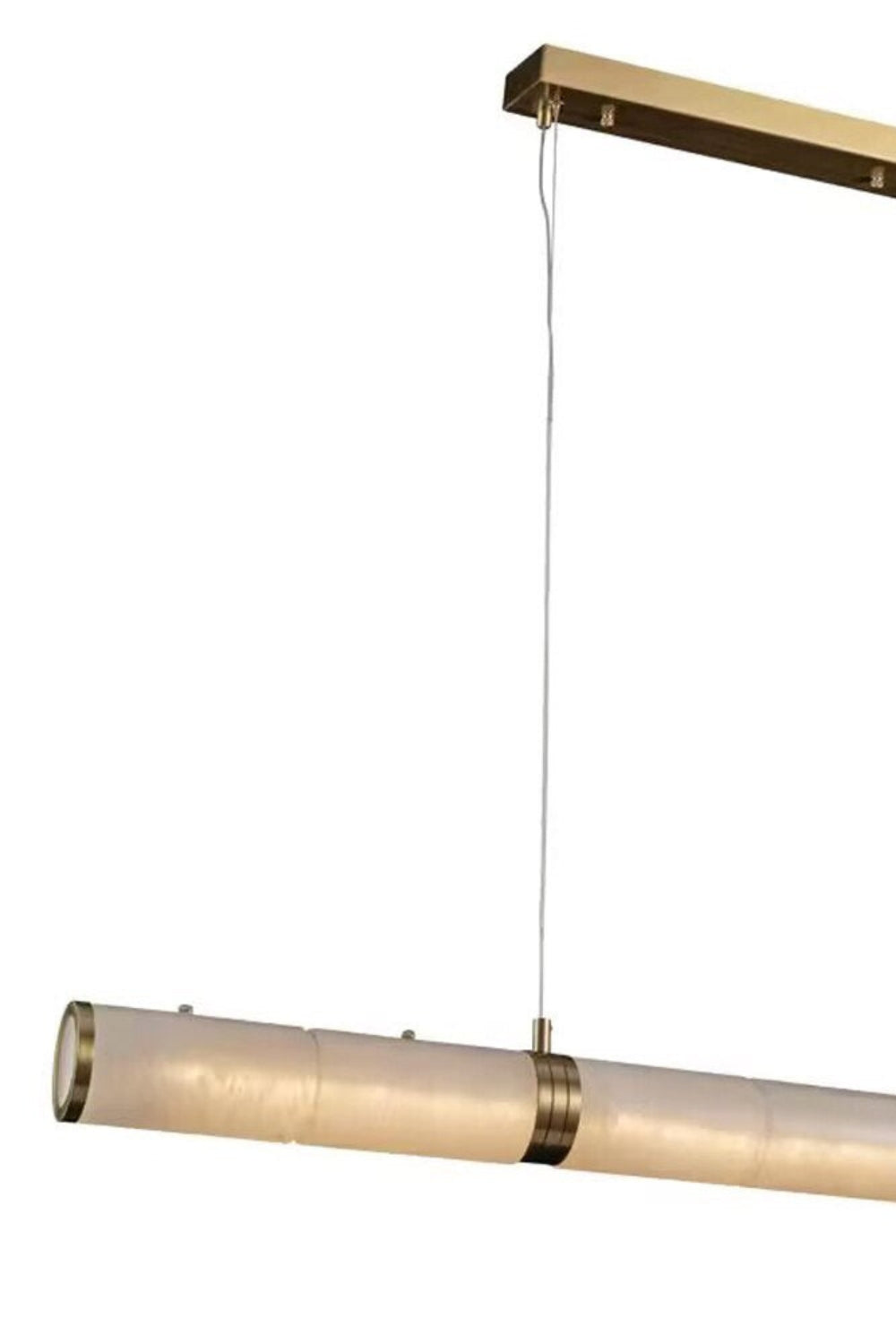 Alabaster Pillar Linear Chandelier - morylighting