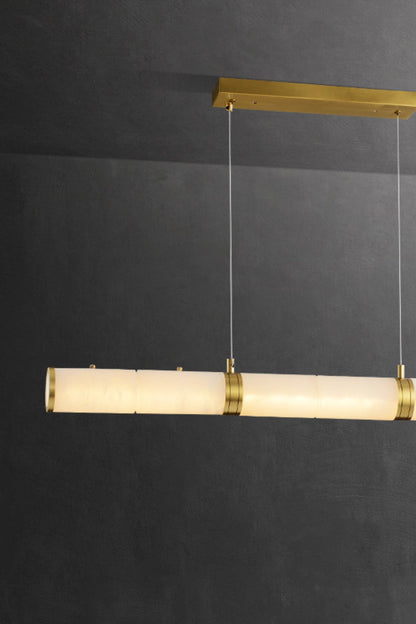 Alabaster Pillar Linear Chandelier - morylighting
