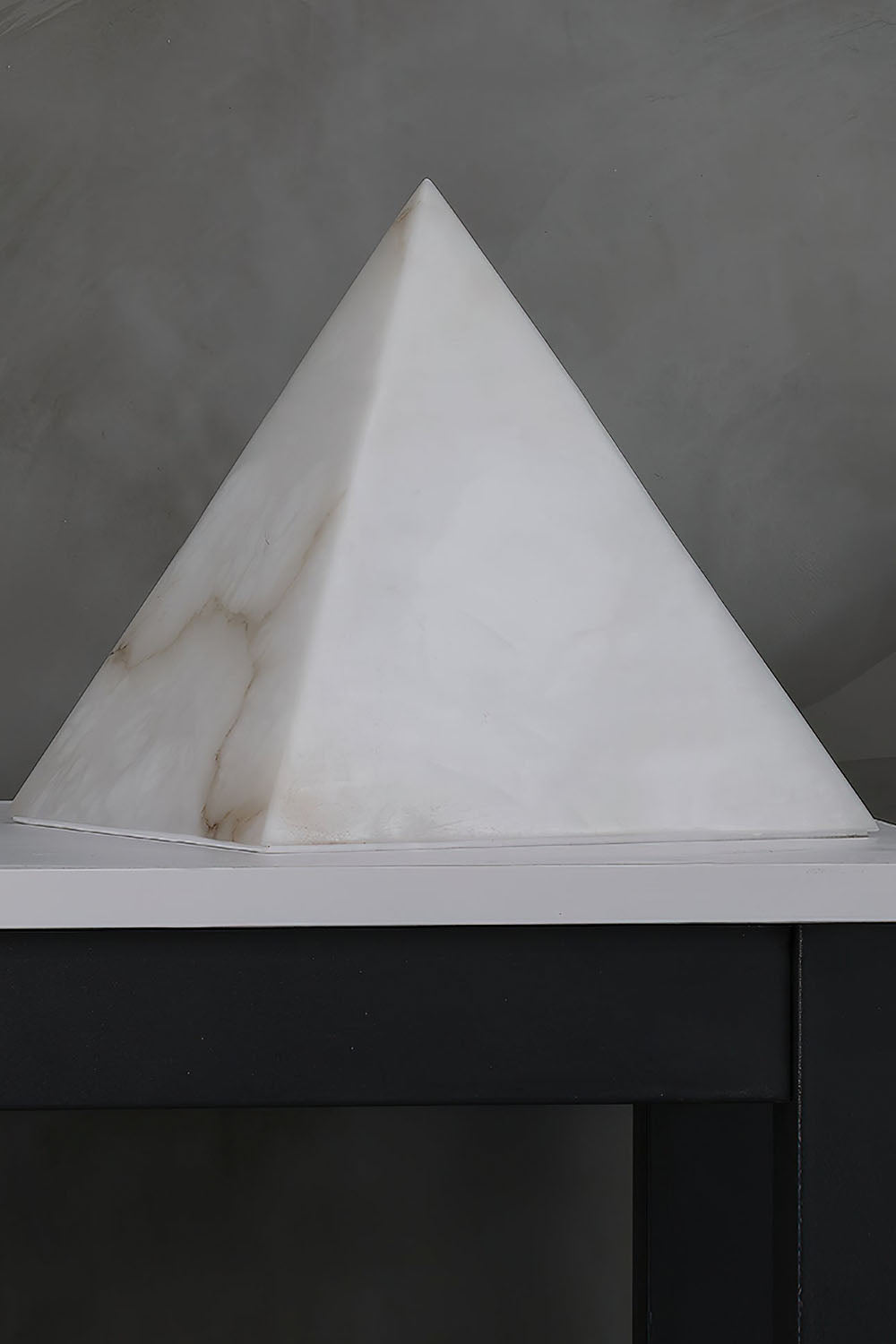 Alabaster Pyramid Table Lamp - view 12 | morylighting