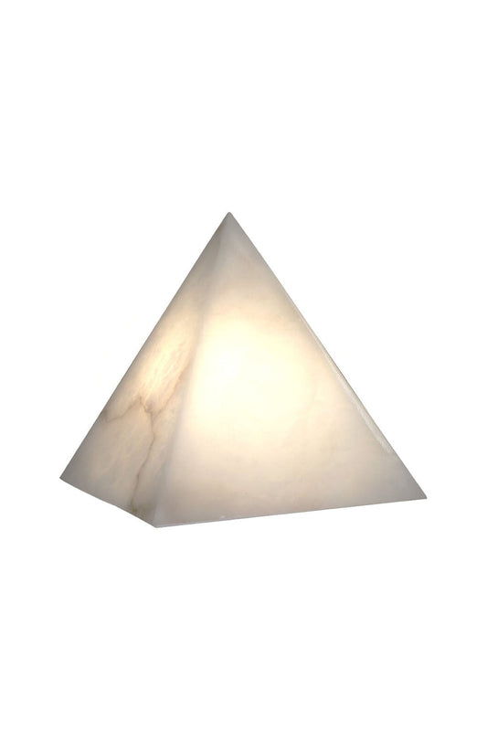 Alabaster Pyramid Table Lamp | morylighting