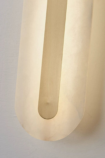 Alabaster Rounded Wall Lamp - view 11 | morylighting