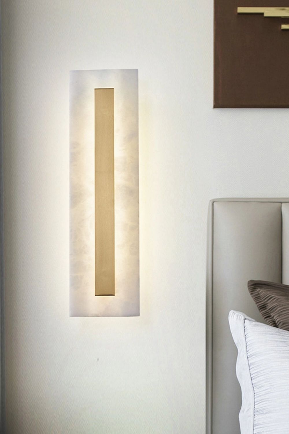 Alabaster Rounded Wall Lamp - view 16 | morylighting
