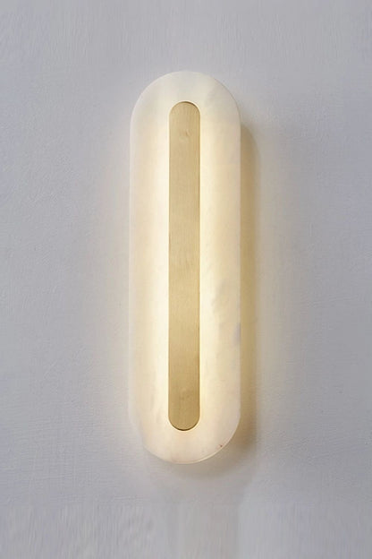 Alabaster Rounded Wall Lamp - view 5 | morylighting
