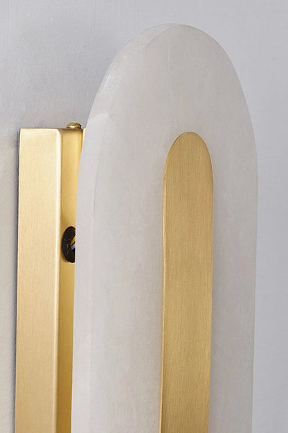 Alabaster Rounded Wall Lamp - view 9 | morylighting