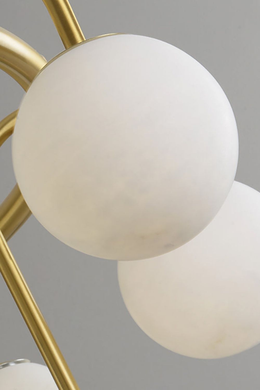 Alabaster Sphere Ring Chandelier - view 18 | morylighting