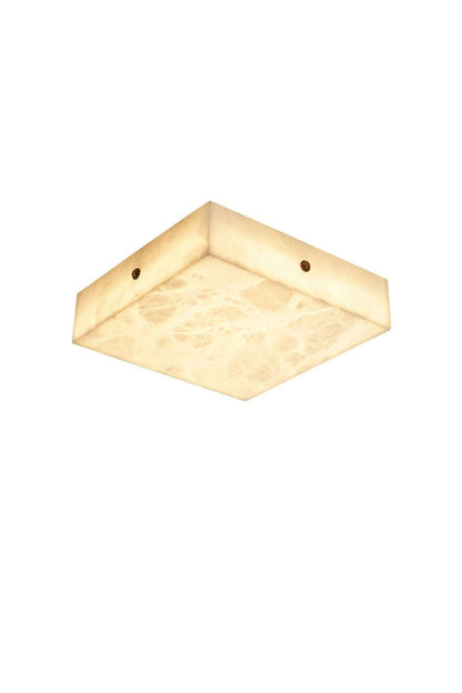 Alabaster Square Flushmount Ceiling Light | morylighting