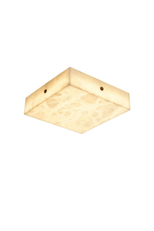 Alabaster Square Flushmount Ceiling Light | morylighting