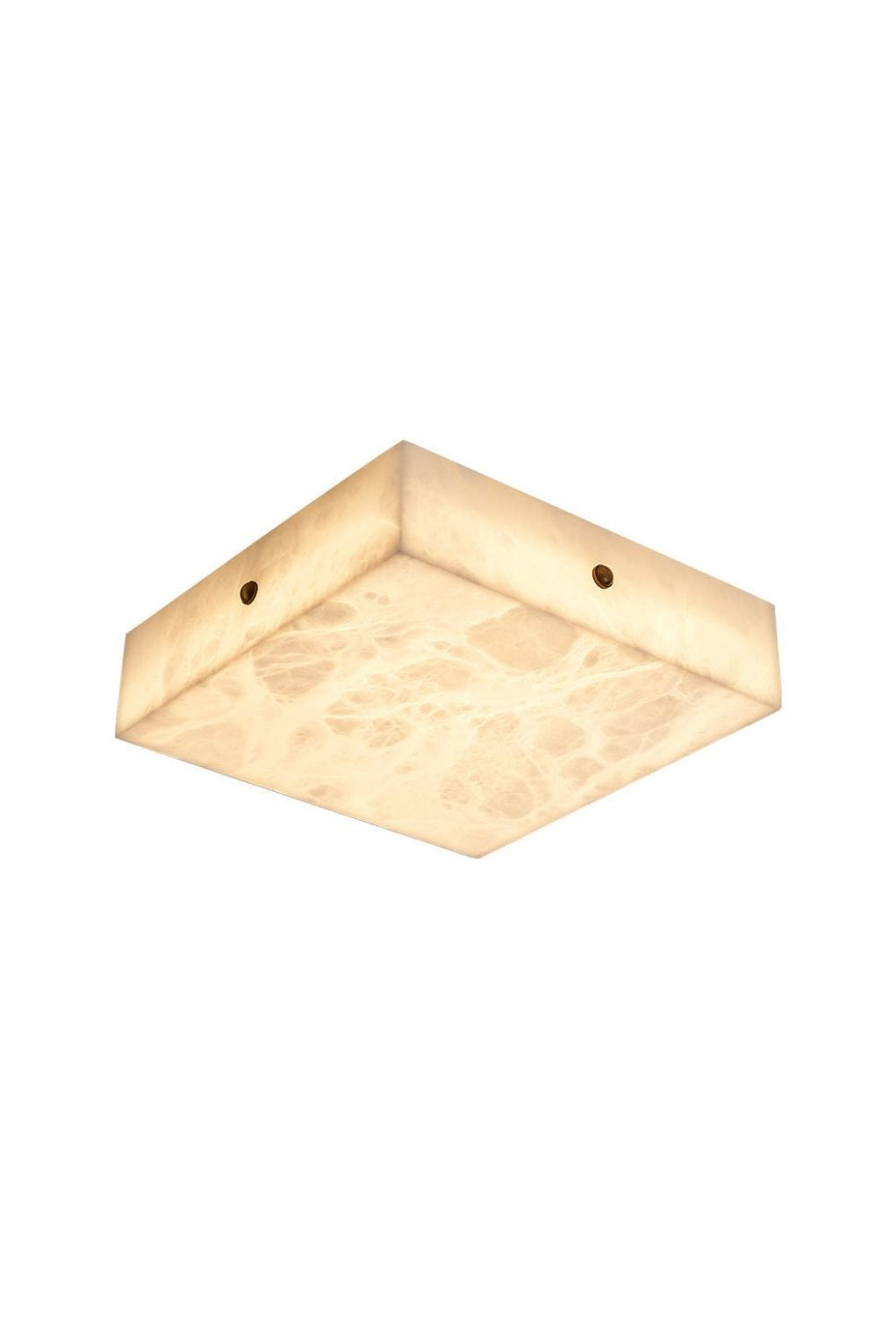 Alabaster Square Flushmount Ceiling Light - view 17 | morylighting