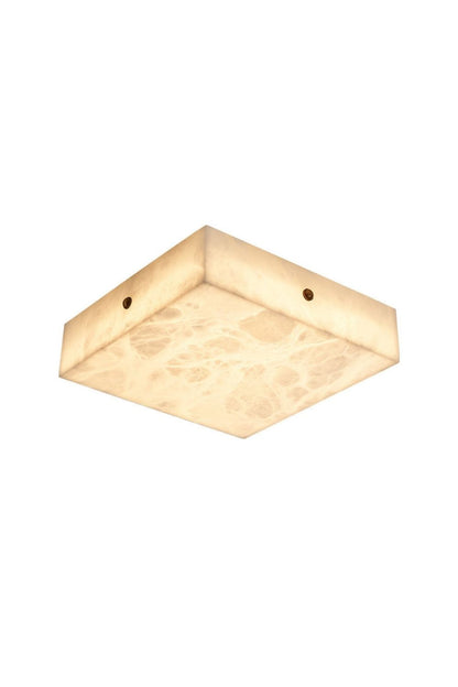 Alabaster Square Flushmount Ceiling Light - view 17 | morylighting