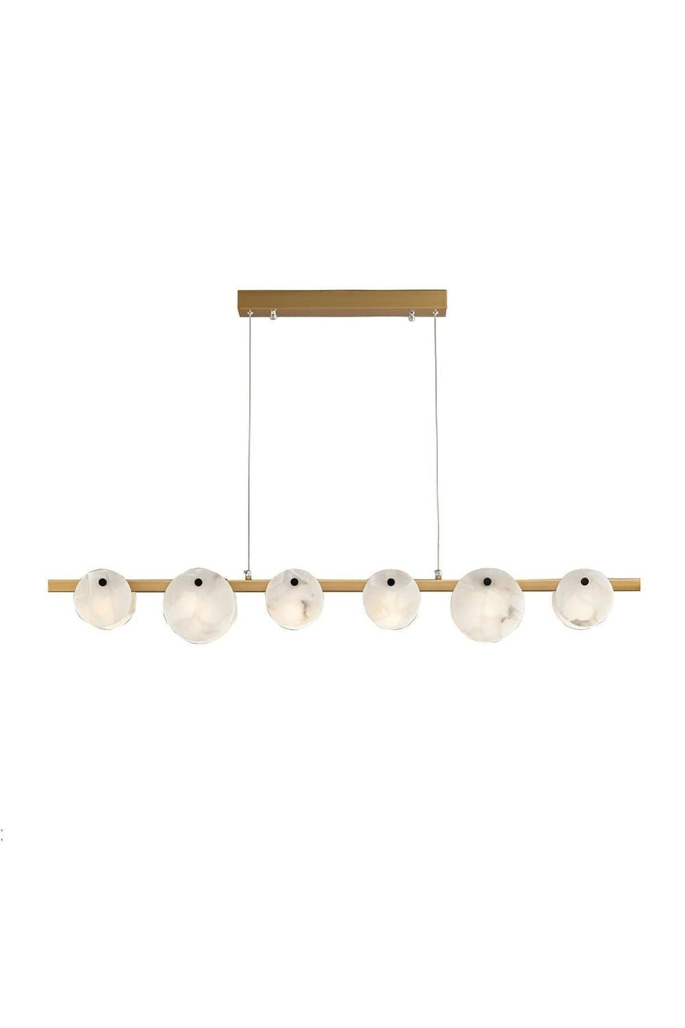 Alabaster Trinidad Dining Room Chandelier - view 16 | morylighting