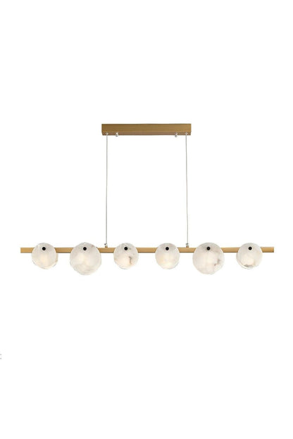 Alabaster Trinidad Dining Room Chandelier - view 16 | morylighting