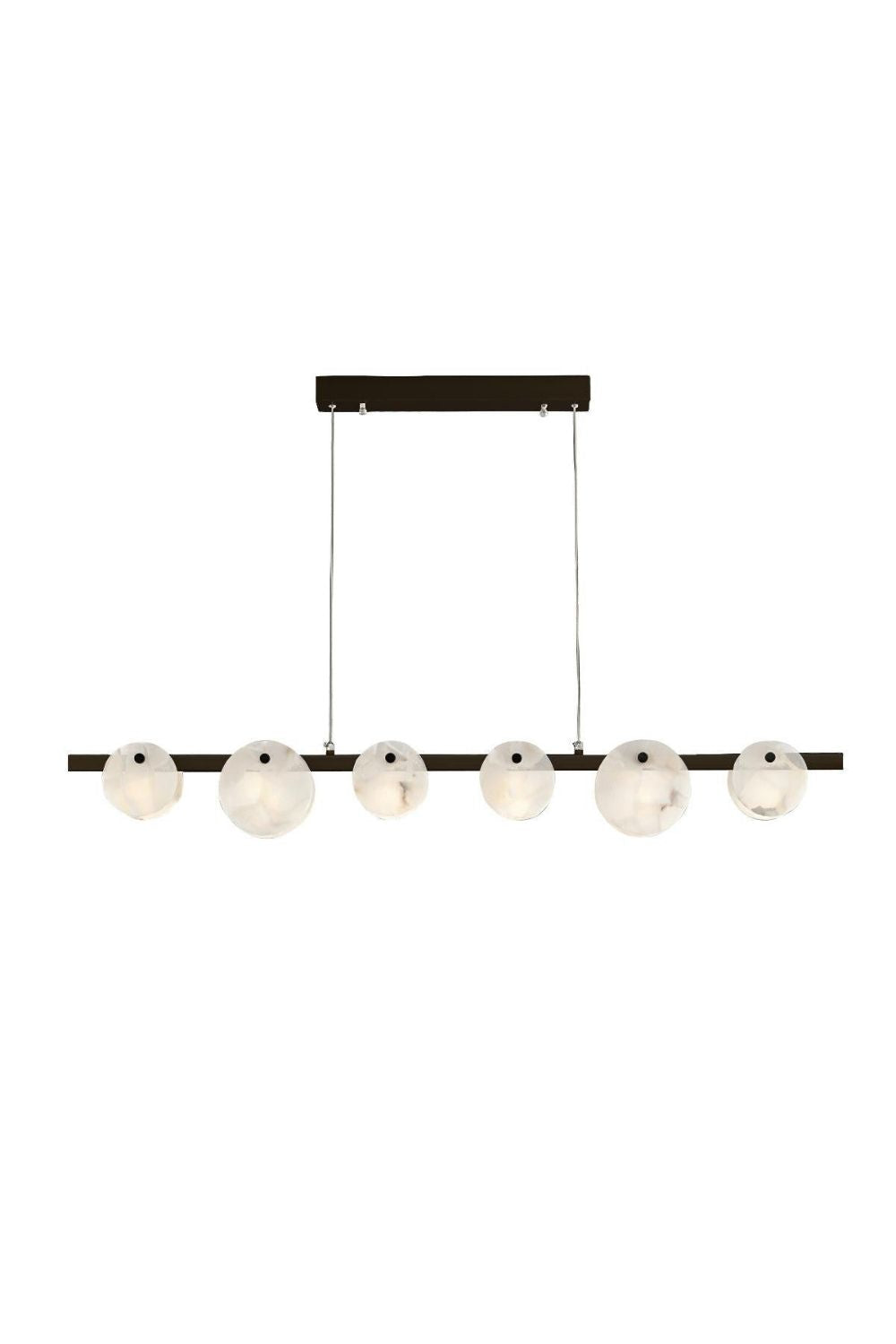 Alabaster Trinidad Dining Room Chandelier - view 17 | morylighting