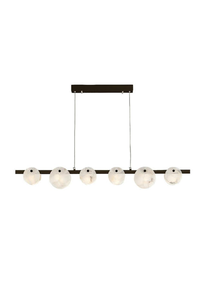Alabaster Trinidad Dining Room Chandelier - view 17 | morylighting