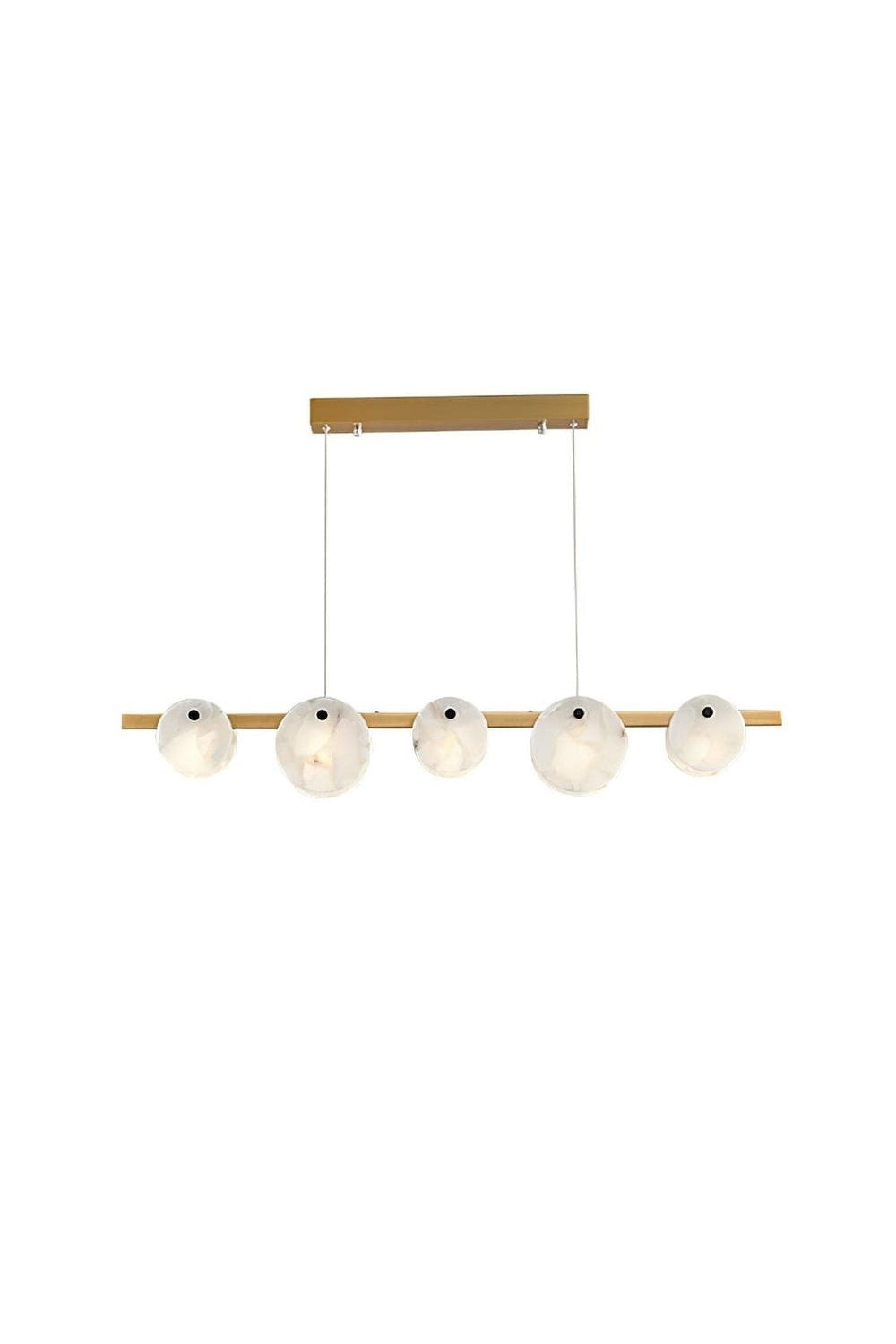 Alabaster Trinidad Dining Room Chandelier - view 18 | morylighting