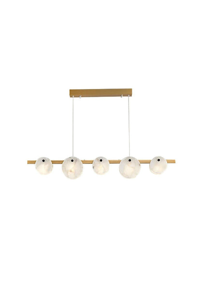 Alabaster Trinidad Dining Room Chandelier - view 18 | morylighting