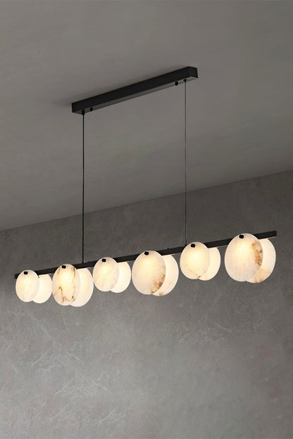 Alabaster Trinidad Dining Room Chandelier - view 13 | morylighting