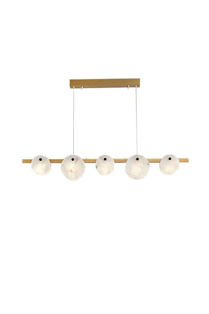 Alabaster Trinidad Dining Room Chandelier - view 15 | morylighting
