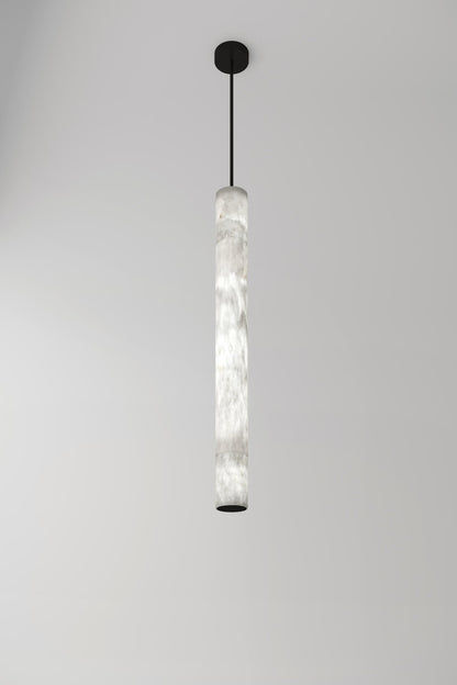 Morylighting Alabaster Column Pendant Light - Background Shot