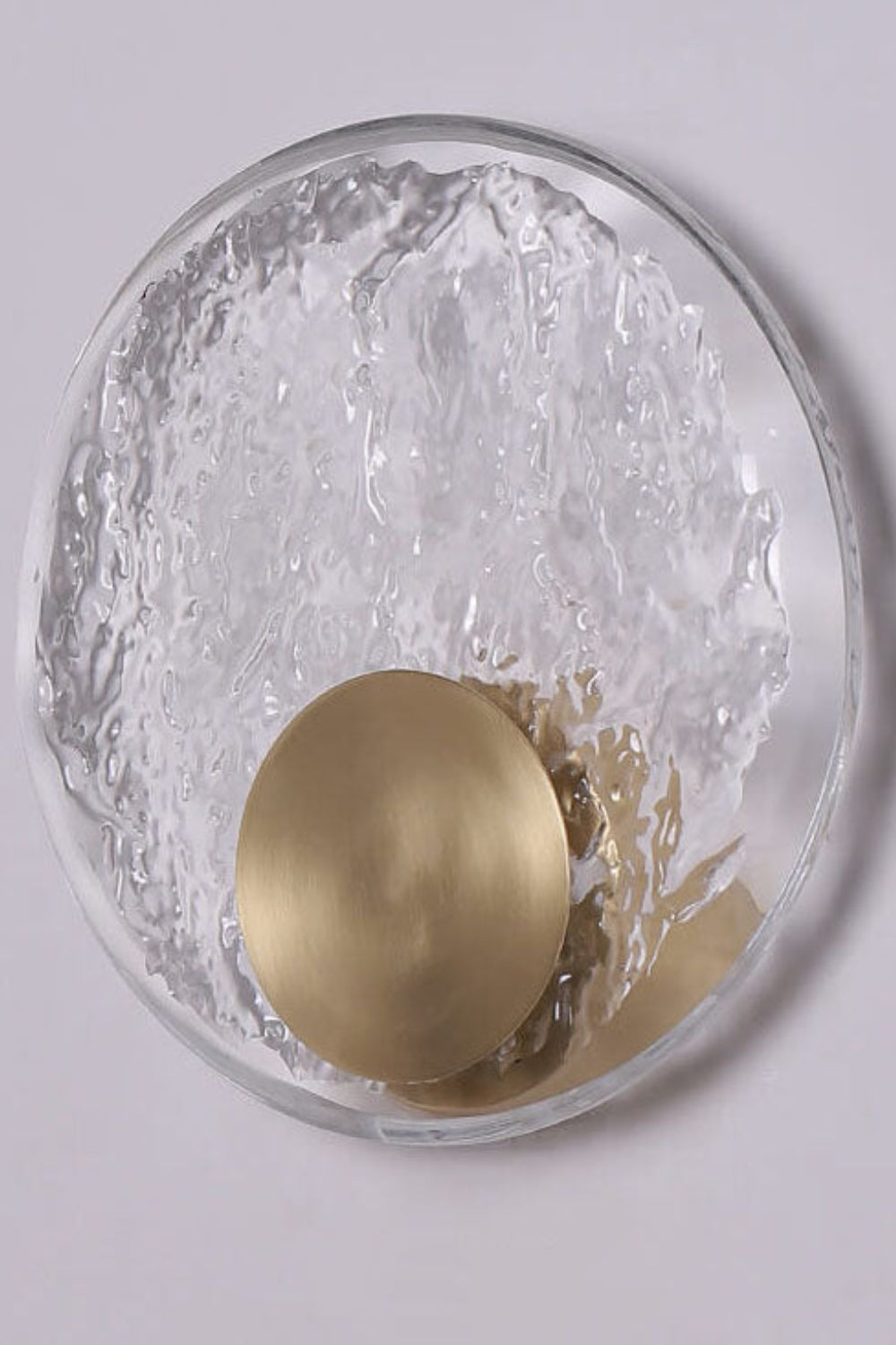Round Alpes Glass Wall Sconce - view 6 | morylighting