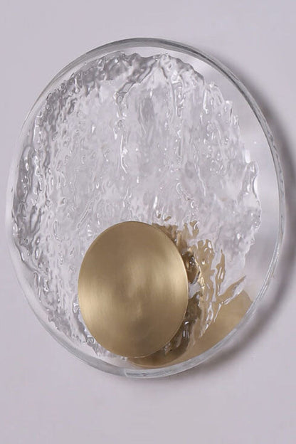 Round Alpes Glass Wall Sconce - view 6 | morylighting